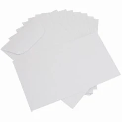 #5 Kraft White Blank Repair Job Envelopes 3 1/8 X 5 1/2 Inch Box Of 500