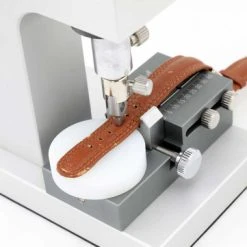 Deluxe Watch Strap Hole Punch Tool With Multi-Shape Punches -Bergeon Shop Hole punching machine 64.314photo3 16762.1658723457
