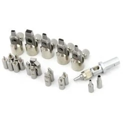 Deluxe Watch Strap Hole Punch Tool With Multi-Shape Punches -Bergeon Shop Hole punching machine 64.314photo4 07197.1658723457