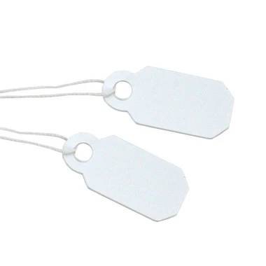 Arch Crown String Tags - 21mm X 9mm White With White String Pkg Of 250 1 Arch Crown String Tags - 21mm X 9mm White With White String Pkg Of 250