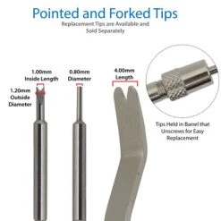 Bergeon 6111 Heavy Duty Metal Spring Bar Tool -Bergeon Shop bergeon spring bar tool 6111photo2 24860.1671285981