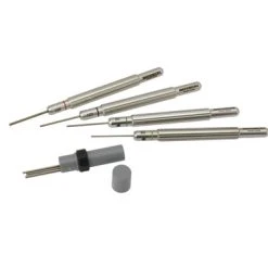 Bergeon 16988 Watch Band Pin Punch Tool Kit 4 Piece Set In Pouch