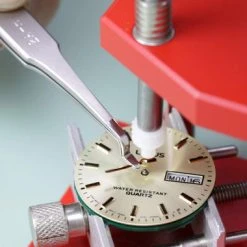 Horotec Watch Tool Hand Press 3 Position -Bergeon Shop hand installing tweezers 64.032 96689.1658723421