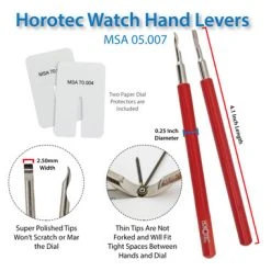 Horotec Professional Swiss Watch Tool Hand Levers 2.5mm Set Of 2 -Bergeon Shop horotec watch hand levers 64.027photo3 50858.1658723421