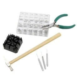 Watch Band Link Adjusting Bracelet Repairing Tool Set With Pins