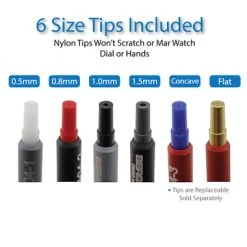 Bergeon 7404 Set Of 3 Watch Hand Install Setting Tools Dual Sided With Replaceable Tips -Bergeon Shop watch hand press tool set 7404photo4 20672.1658723440